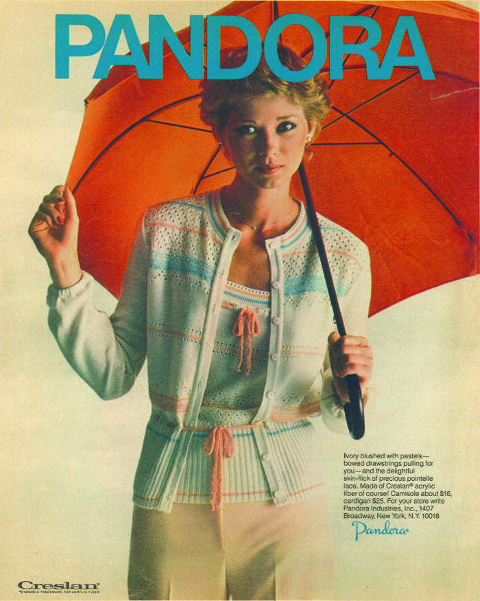 magazine cover women holding orange umbrella