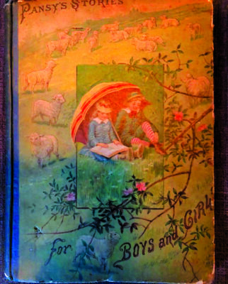 photo of antique book cover for Pansy's for Boys and Girls published in 1882