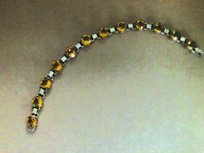 bracelet made of linked beads
