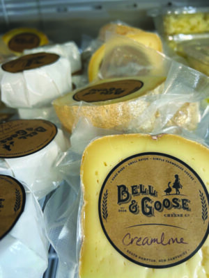 packaged cheese from Bell and Good Cheese company
