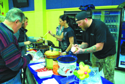 Scenes from the 2019 Amherst Fire & Ice chili cook-off and ice cream social. Courtesy photos.