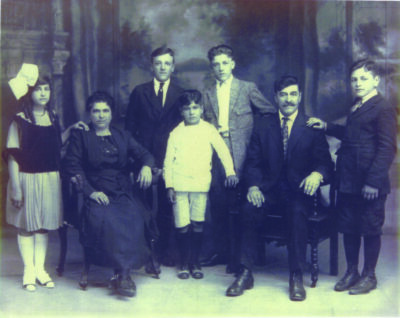 family portrait from the early 1900's
