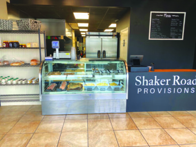 counter and bake case at Shaker Road Provisions