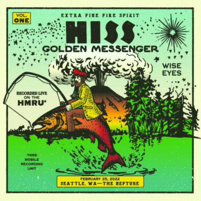album cover for Hiss Golden Messenger, Wise Eyes: Live at The Neptune, Seattle, WA,