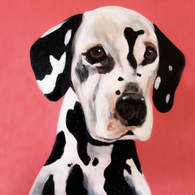 painting of dalmation