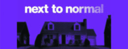 promotional graphic production of Next to Normal