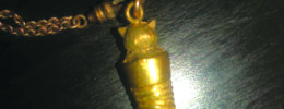 watch fob holder in the shape of a boot