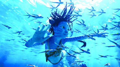 screenshot from movie, Avatar: The Way of Water