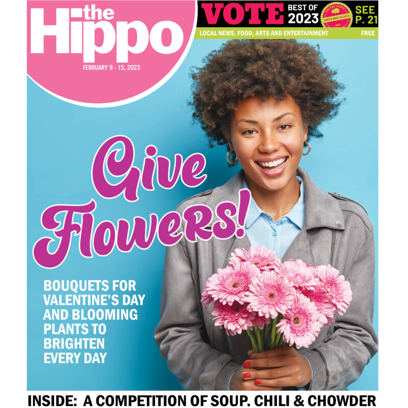 The Hippo front page Give flowers!