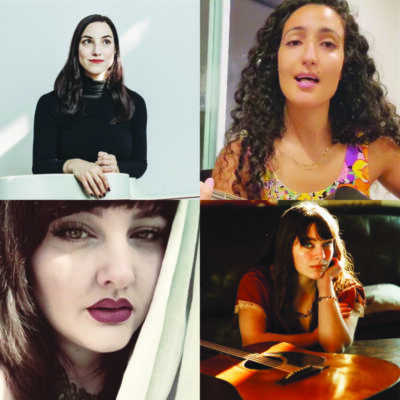 collage of 4 women