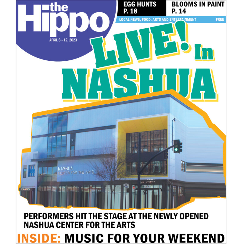 front cover of the Hippo showing a building with text rising from behind
