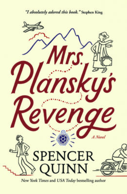 Book cover of Mrs. Plansky’s Revenge, by Spencer Quinn