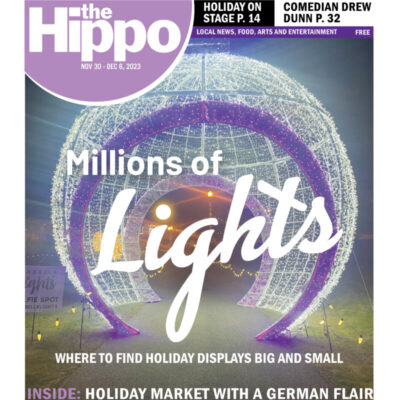 frontpage of hippo showing light display