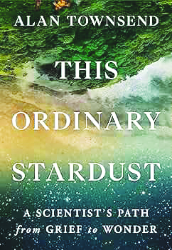 cover for This Ordinary Stardust with imagery of waves blended into night sky