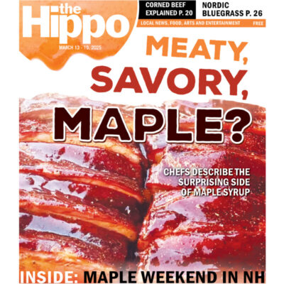 A Hippo cover of tasty glazed and marinated meat, talking about the unique uses of maple syrup