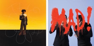 album covers for Cautious Clay and Sparks