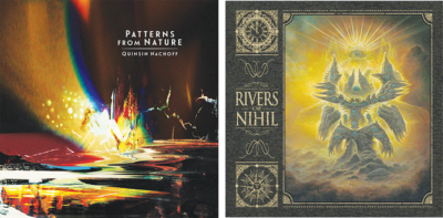 album cover art for Quinsin Nachoff, Patterns From Nature and Rivers of Nihil, Rivers of Nihil