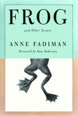 book cover for Frog and Other Essays