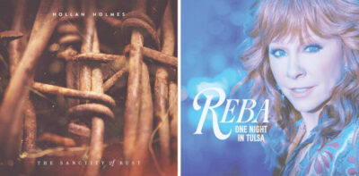 album covers for Hollan Holmes, Inside the Sound of Decay and Reba McEntire, “One Night In Tulsa”