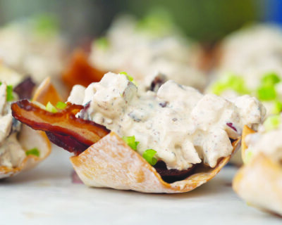 appetizer with bacon