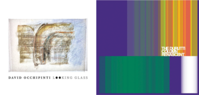 album covers for The Durutti Column, Renascent and David Occhipinti, Looking Glass