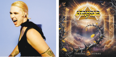 album covers for Brennan Wedl album Brennan Wedl and Stryper album Throne Of Thorns