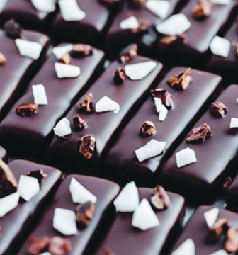 Showing off chocolate from near and far