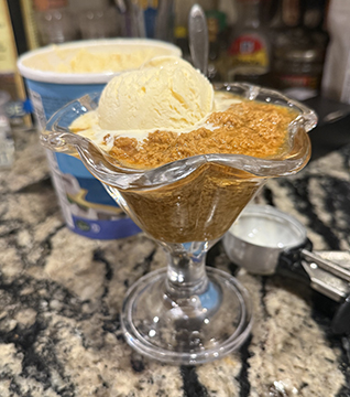 A fall pudding