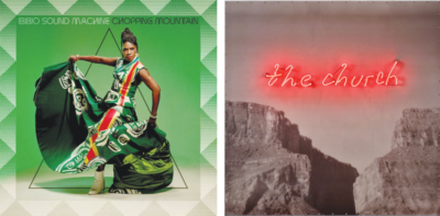 Album covers for The Church, Lacuna and Ibibio Sound Machine, Chopping