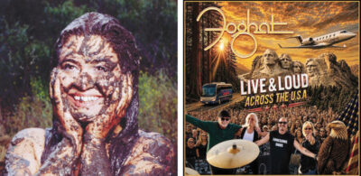 album covers for Remy Wolf, Mud and Foghat, Live & Loud Across The U.S.A.